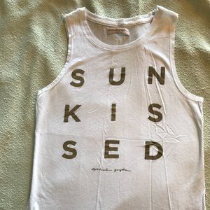 Spiritual gangster muscle tank, medium, white